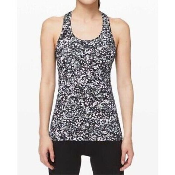 Lululemon Cool Racerback II Floral Spritz Multi Tank Top Size 2? - Picture 1 of 7